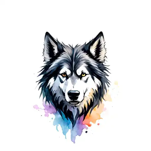 lobo tattoo design idea