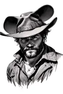 Arthur Morgan's hat tattoo design idea