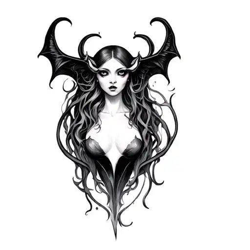 Succubus Womb tattoo design idea