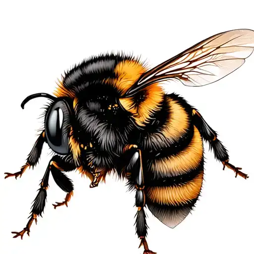 Bumble Bee tattoo design idea