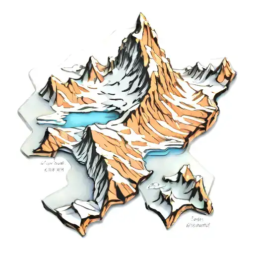 matterhorn mountain tattoo design idea