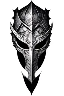 A knight from Dark Souls  tattoo design idea