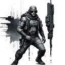 Cyberpunk Edgerunner tattoo design idea