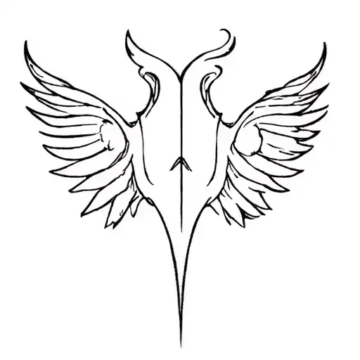 good omens tattoo design idea