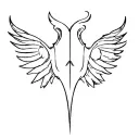 good omens tattoo design idea