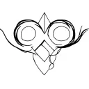 good omens tattoo design idea