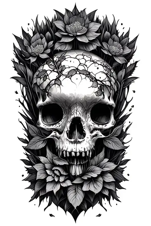 Nature tattoo design idea
