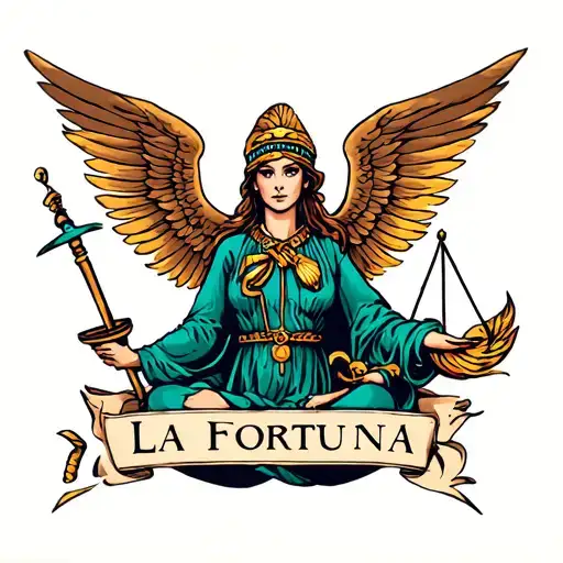 Libra Psychologist Marina Infantry La Fortuna favors the brave tattoo design idea