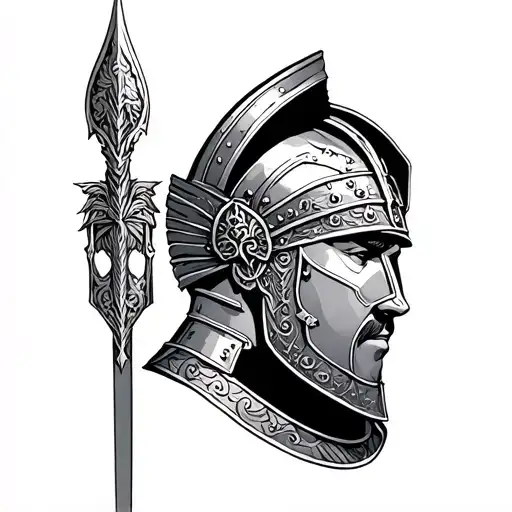 Roman Armor tattoo design idea