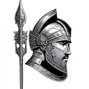 Roman Armor tattoo design idea