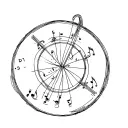 Circle of fifths music theory  tattoo design idea