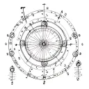 Circle of fifths music theory  tattoo design idea