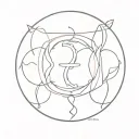 chronos and kairos greek mythology tattoo design idea