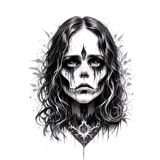 Apathy, Emptiness, Pain, Depression, Sadness tattoo design idea