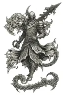 dark souls 3 firekeeper tattoo design idea