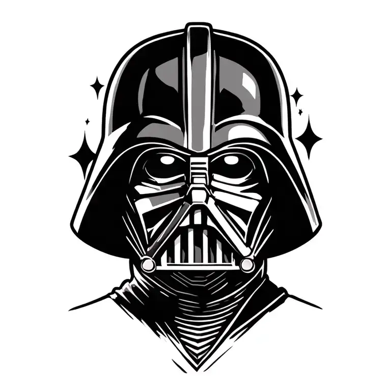 Darth Vader sake tattoo design idea