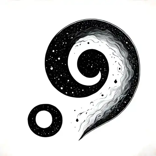 Hidden Semicolon tattoo design idea