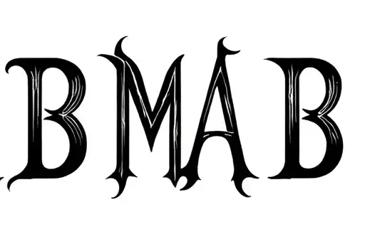 "BMAB" tattoo design idea