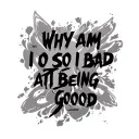 zuko from avatar 4 nations and the quote "why am i so bad at being good  tattoo design idea