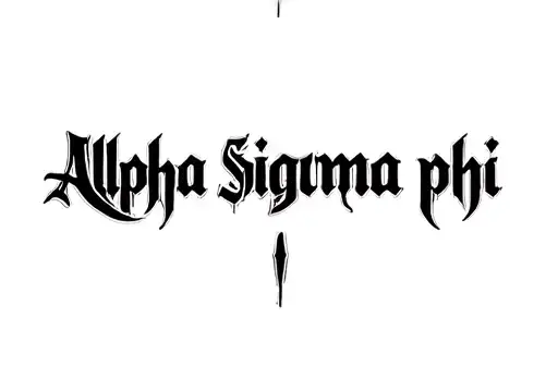 "Alpha sigma phi" tattoo design idea