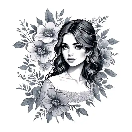 Aunt Niece tattoo design idea