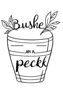 fine line bushel and a peck tattoo tattoo design idea