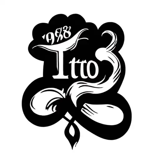 years 1970,1988,1990,1992,1995,1998,2002 tattoo design idea