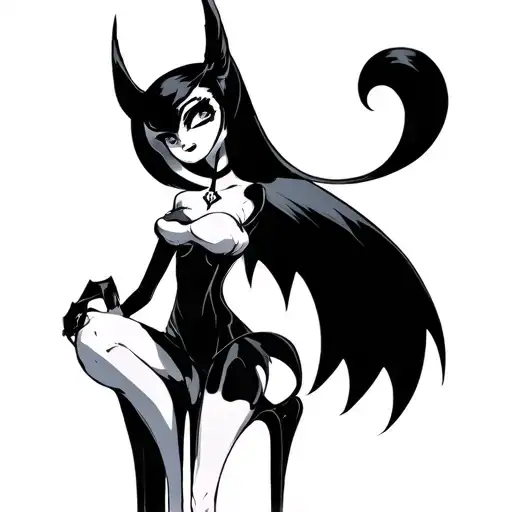 Hazbin Hotel tattoo design idea