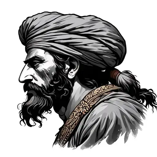Sikh Warrior tattoo design idea