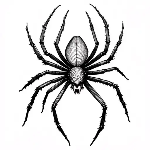 spider tattoo design idea