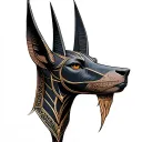 Anubis tattoo design idea