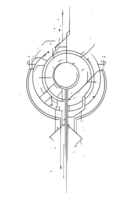Cyberpunk edgerunners vibe tattoo design tattoo design idea
