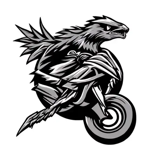 Edgerunner Logo tattoo design idea
