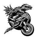 Edgerunner Logo tattoo design idea