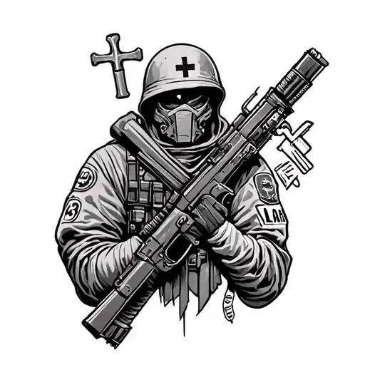 Combat Medic tattoo design idea