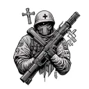 Combat Medic tattoo design idea