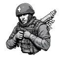 Combat Medic tattoo design idea