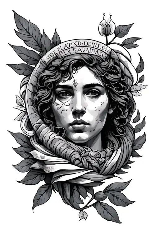 write pressure is a privilege, greek style tattoo tattoo design idea