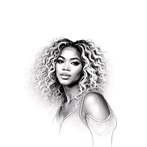 Beyonce  tattoo design idea