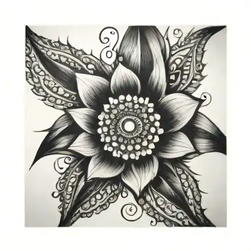 kajal tattoo design idea