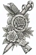 carpentry inspired tattoo tattoo design idea