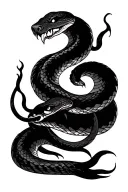 aghori and snake tattoo tattoo design idea