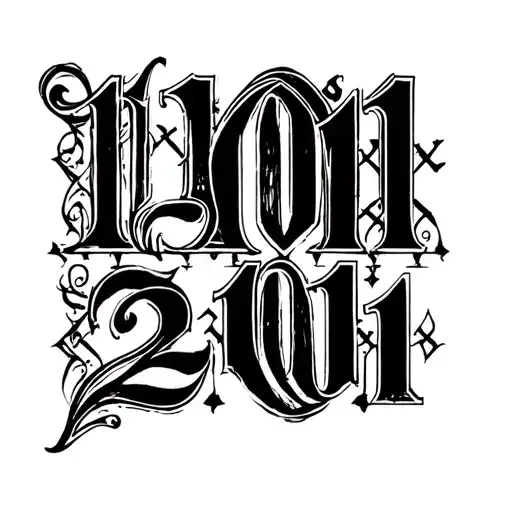 "10 11 2011" "10 11 2011" Roman Numerals 2007 tattoo design idea