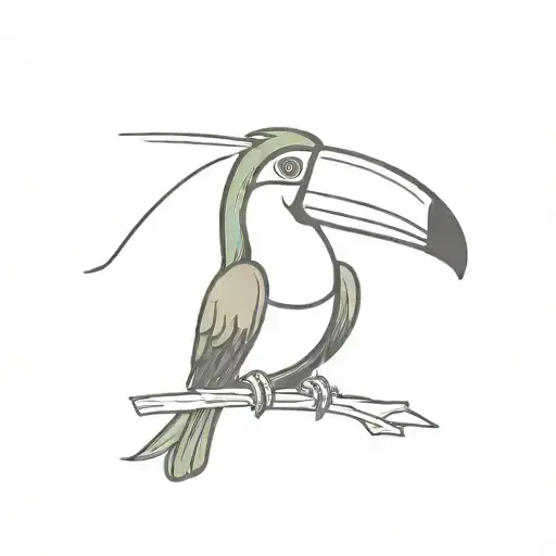 Guinness Toucan tattoo tattoo design idea