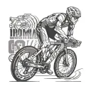 70.3 ironman triathlon tattoo design idea