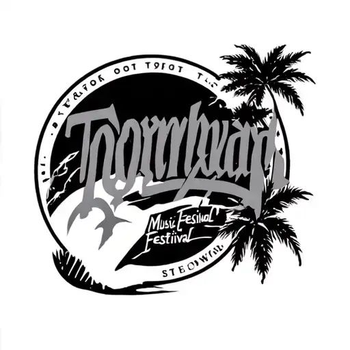 tomorrowland music festival logo tattoo design idea