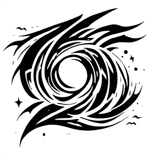 comet tattoo design idea