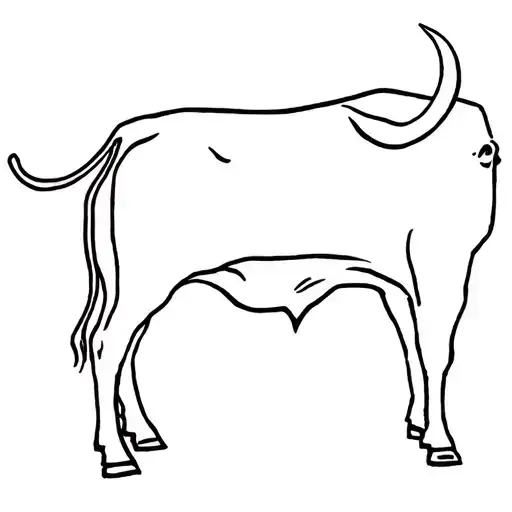 spanish bull and Stock Exchange bull tattoo design idea