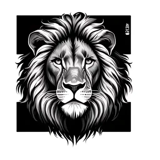 I'm Kenyan and I want the calf tattoo to show my personality; a lion at heart, kind and funny, won't screw my friends co tattoo design idea