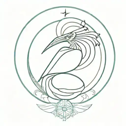 god of knowledge  Thoth moon   tattoo design idea